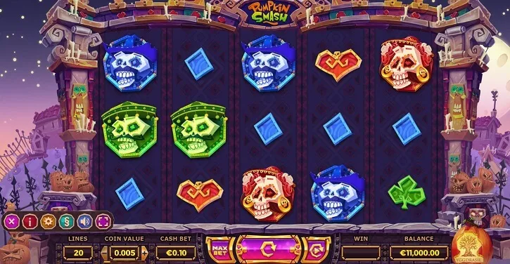 pumpkin smash slot screen