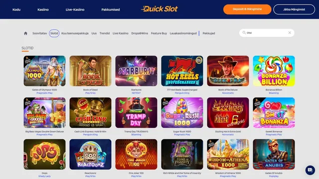 quickslot kasiino slotimängud