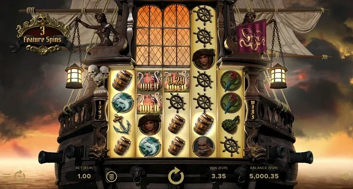 rage of the seas slot screen
