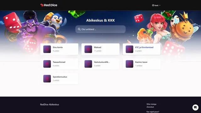 reddice kasiino abikeskus