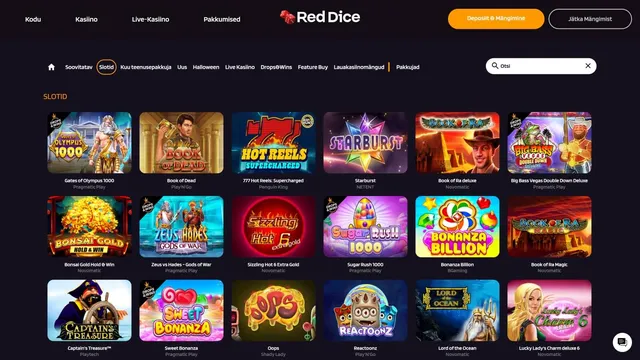 reddice kasiino mänguautomaadid