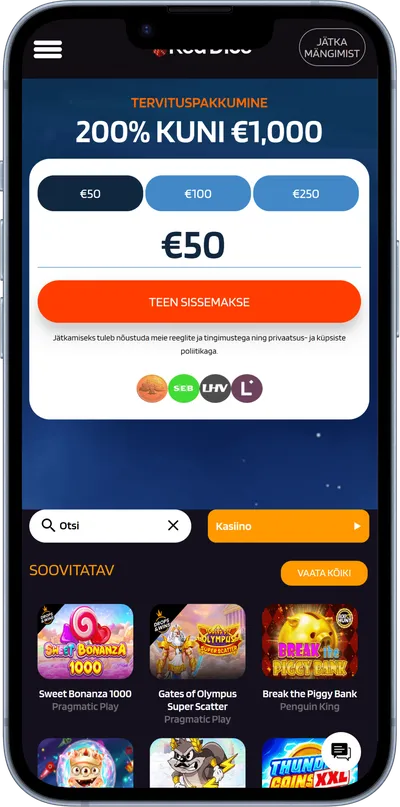 reddice mobiilne veebileht