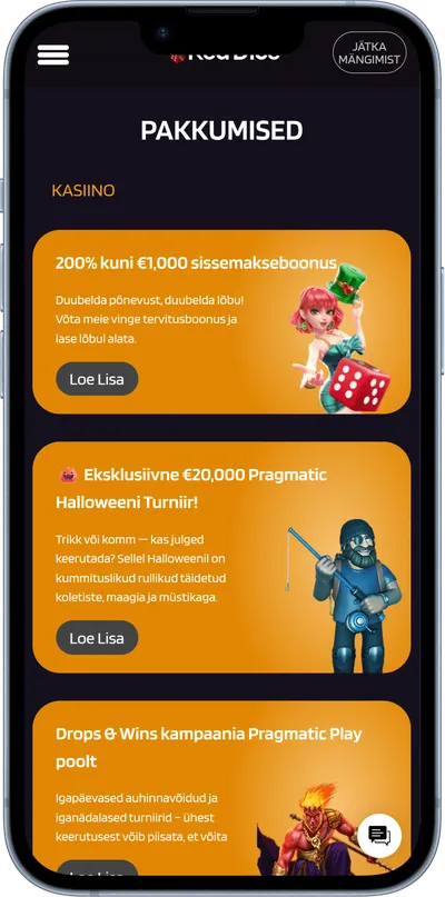 reddice mobiilne veebileht kampaaniad