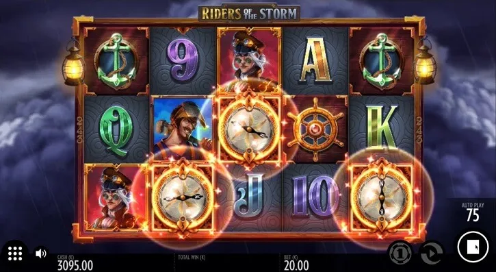 riders of the storm slot screen