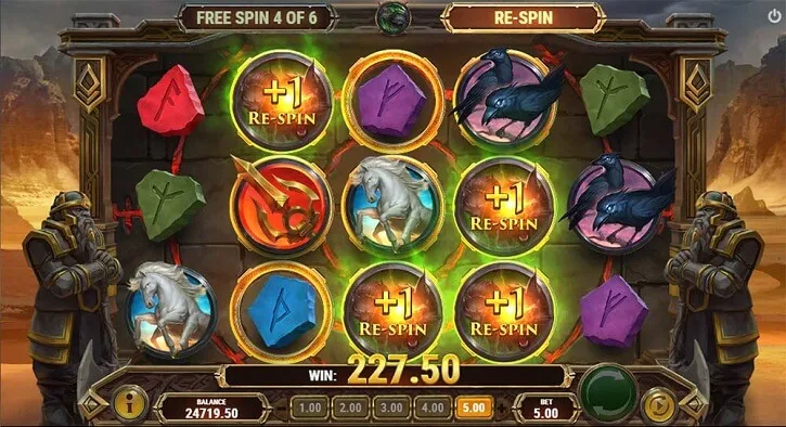 ring of odin slot screen
