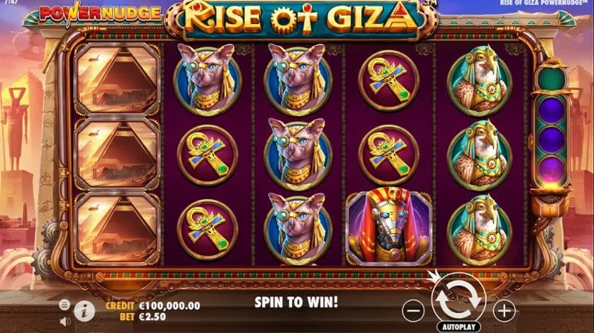 rise of giza powernudge slot icon