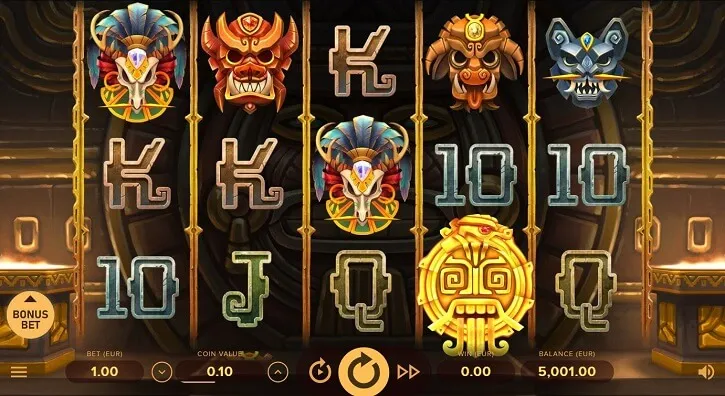 rise of maya slot screen main
