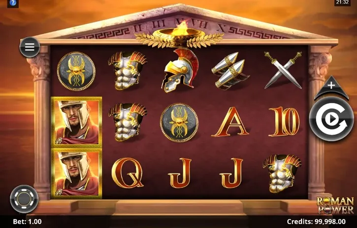 roman power slot screen