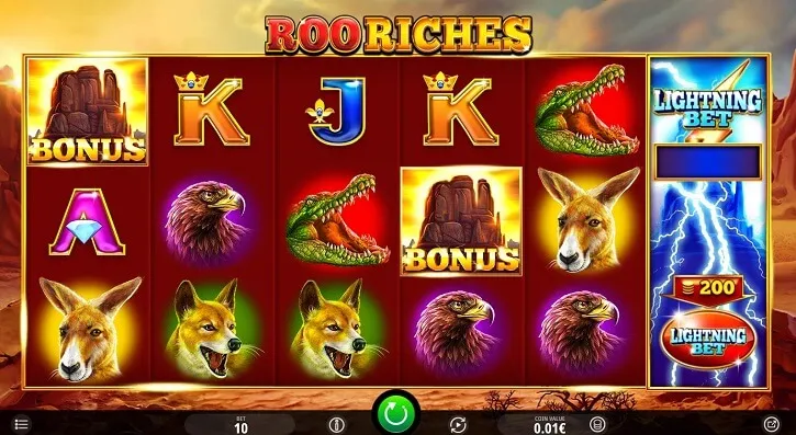 roo riches slot screen