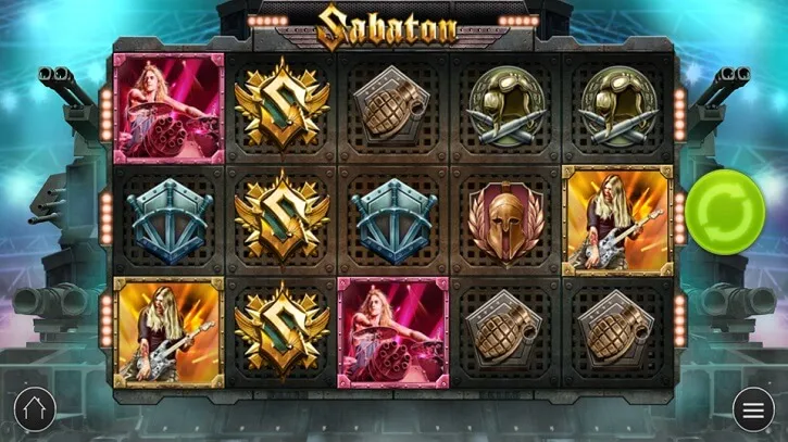 sabaton slot screen