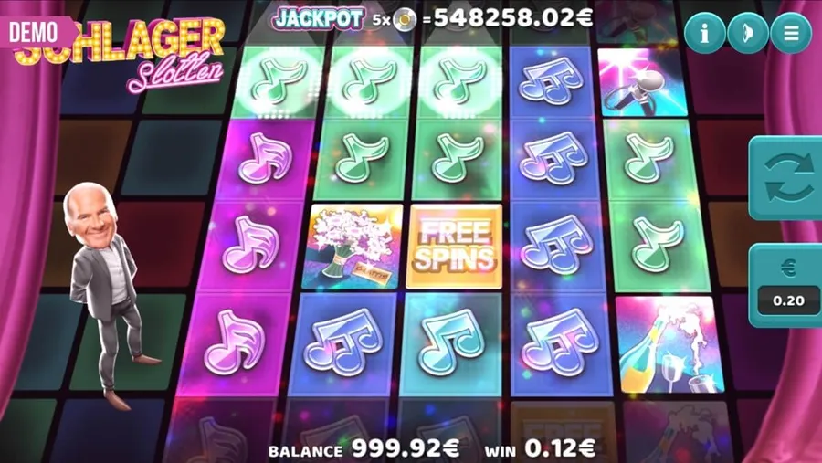 schlagerslotten slot screen