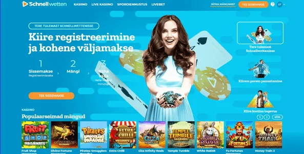 schnellwetten casino website screen