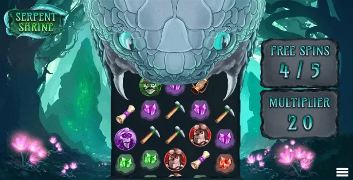 serpent shrine slot screen