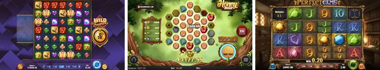 slots wild frame honey rush perfect gems