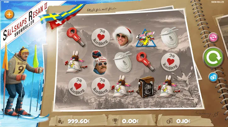 snowroller slot screen