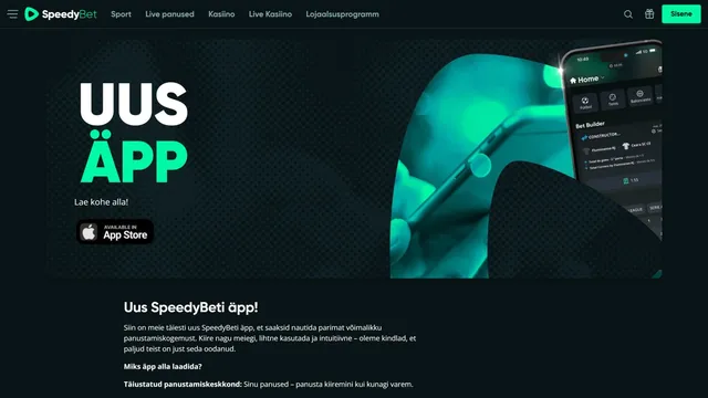 speedybet mobiili äpp