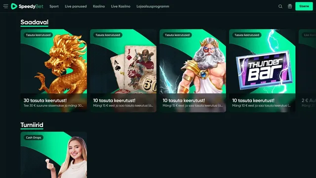 speedybet pakkumised