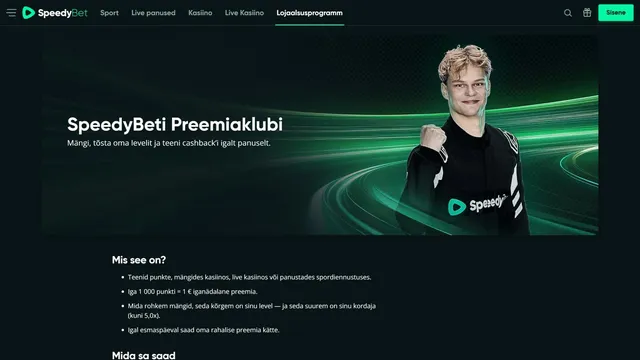 speedybet preemiaklubi