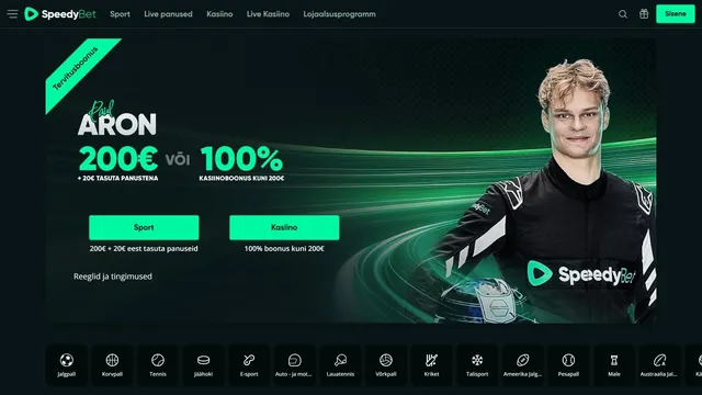 speedybet kasiino veebileht