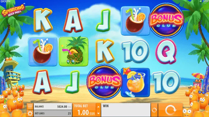 spinions slot screen