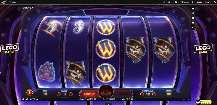 spinsane slot screen