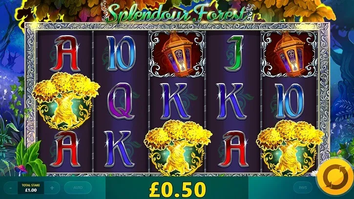 splendour forest slot screen