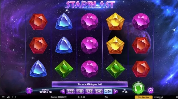starblast slot screen