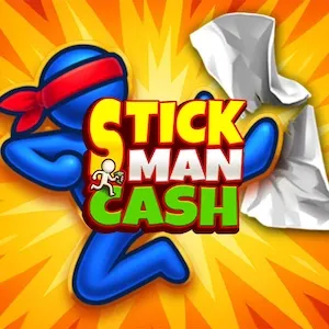 stickman cash slot icon
