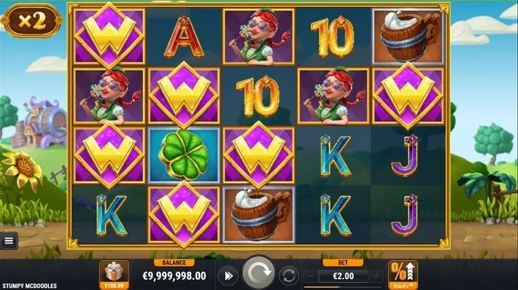 stumpy mcdoodles slot screen