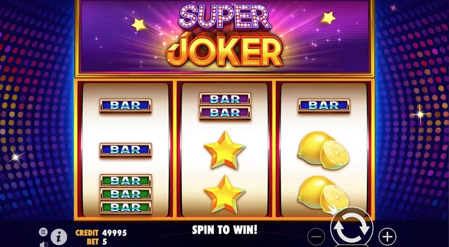 super joker slot screen
