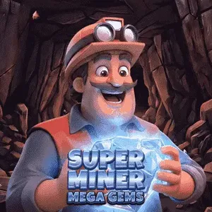 super miner mega gems slot icon