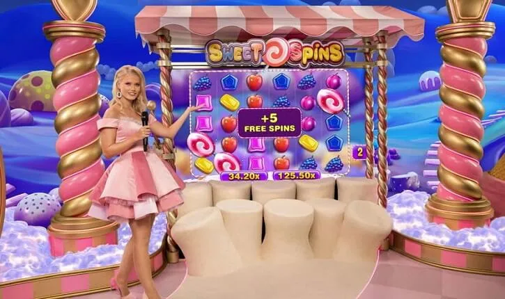 sweet bonanza candyland game screen