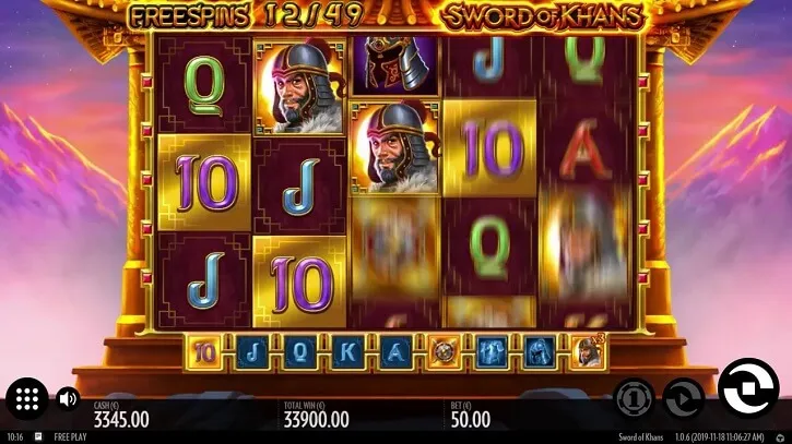 sword of khans slot thunderkick freespins