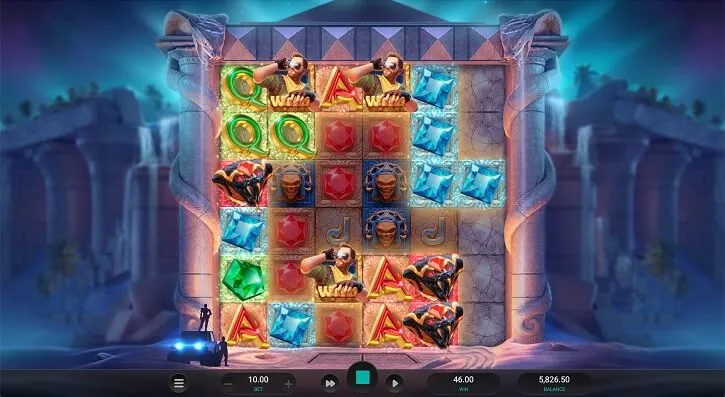 temple tumble 2 dream drop slot screen