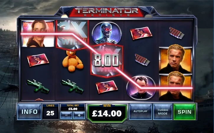 terminator genisys slot screen