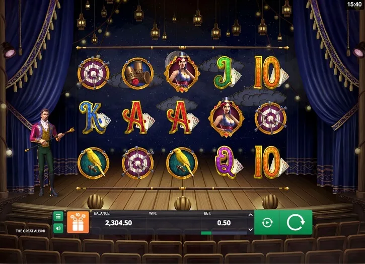 the great albini slot screen