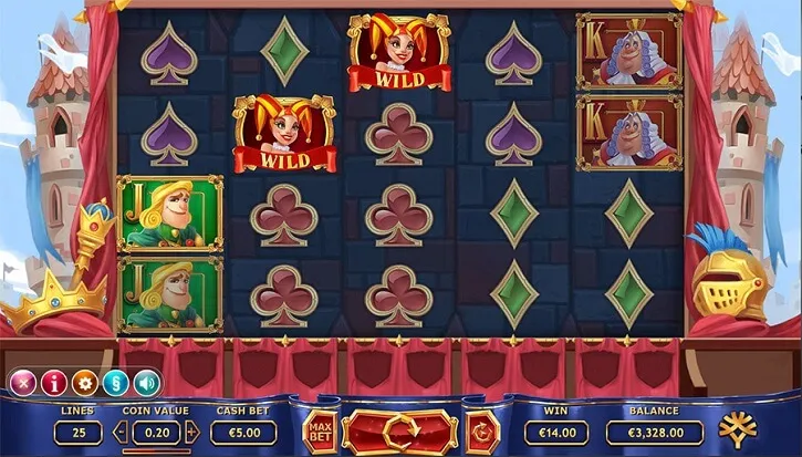 the royal family slot screen