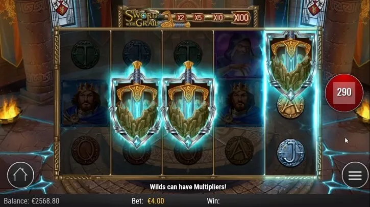 the sword and the grail slot bonus