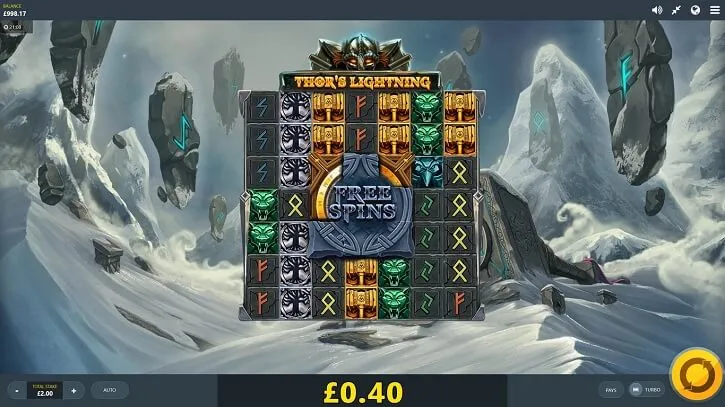 thors lightning screen