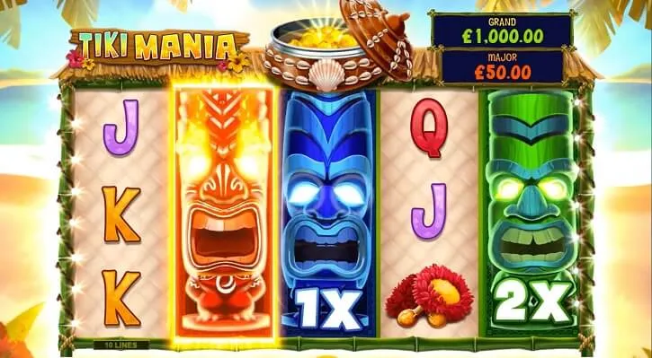 tiki mania slot bonus
