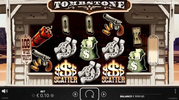 tombstone slot screen