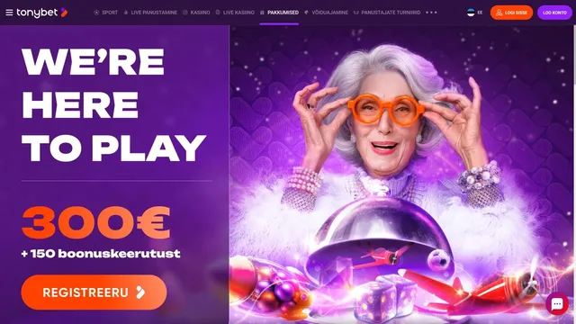 tonybet kasiino uus tervitusboonus