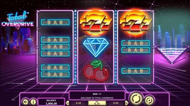 total overdrive slot screen