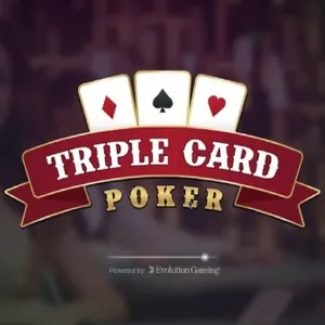 triple card poker game icon