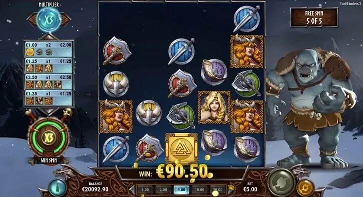 troll hunters 2 slot logo screen