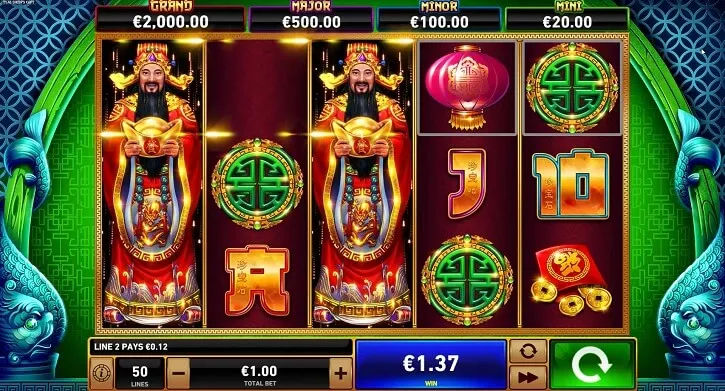 tsai shens gift slot screen