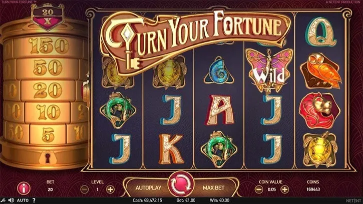 turn your fortune slot screen
