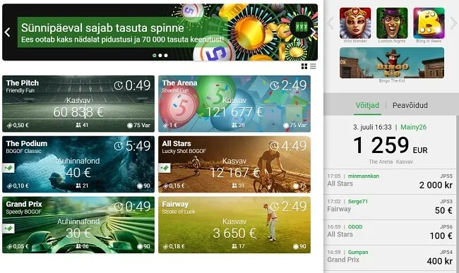 unibet bingo veebileht