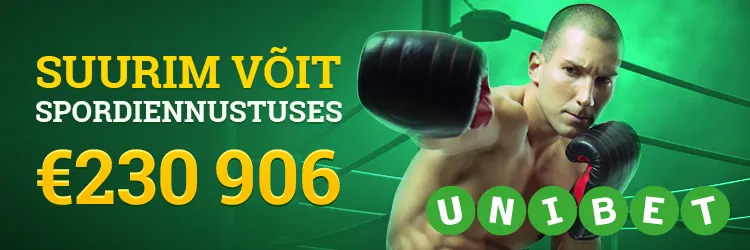 unibet suurim voit spordiennustuses