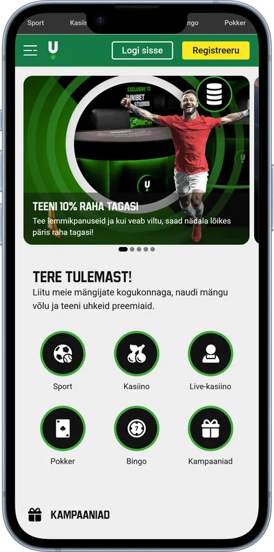 unibet kasiino mobiilne veebileht